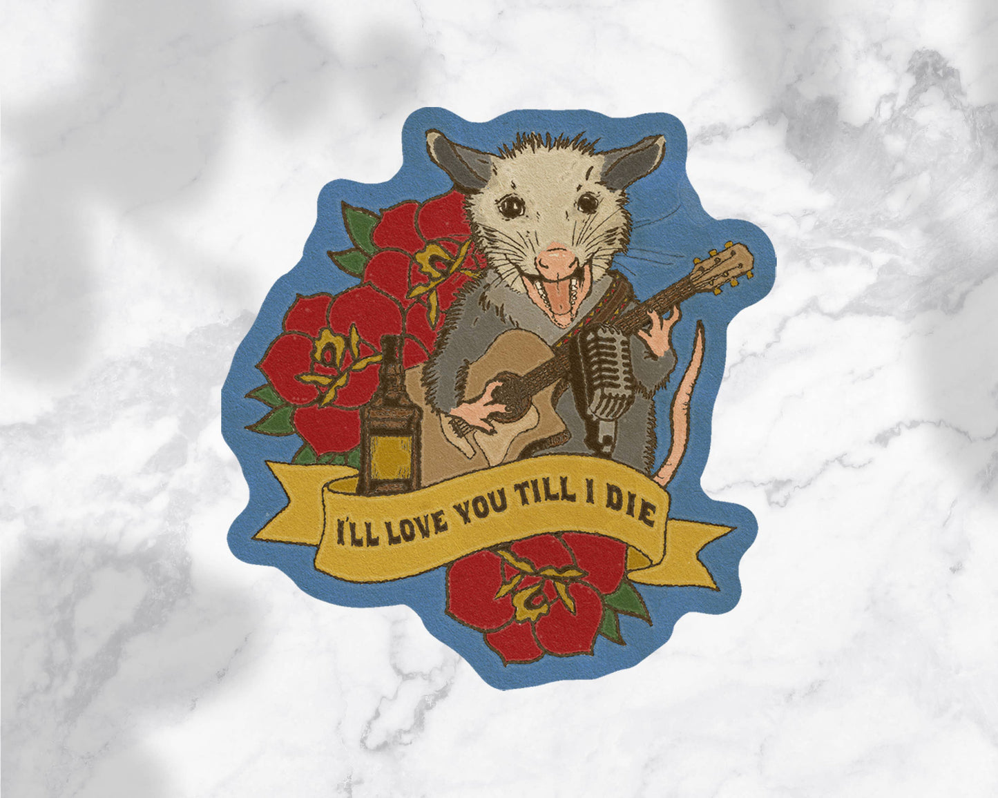 Cluster Funk Studio - The Possum Sticker: Matte