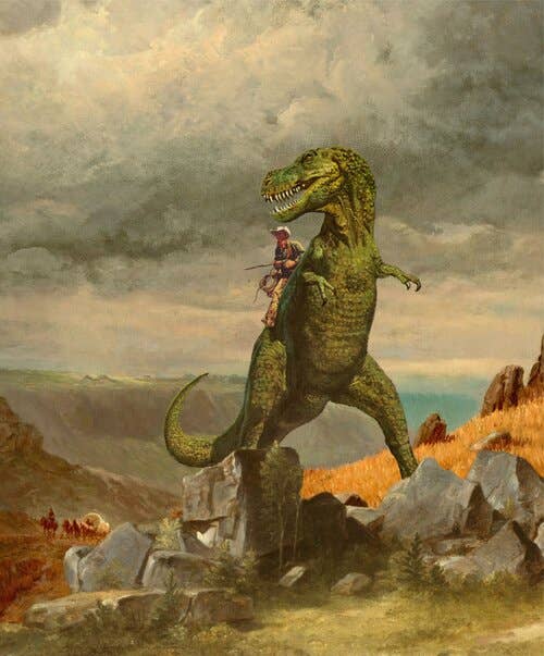 Alter Images Art - Dinosaur Series: T-Rex Ranger 12x16