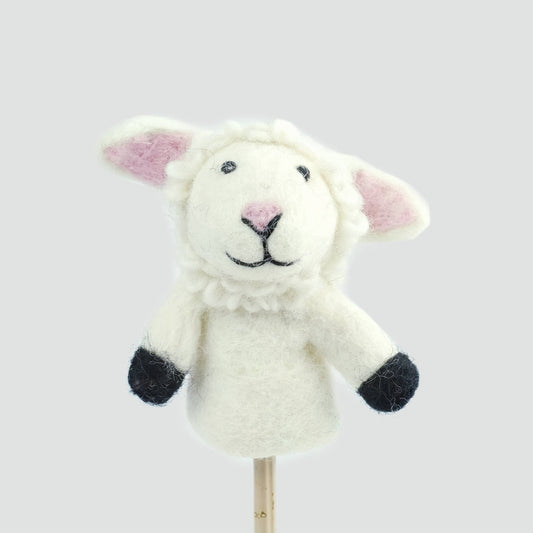 Felt Finger Puppets - Sheep