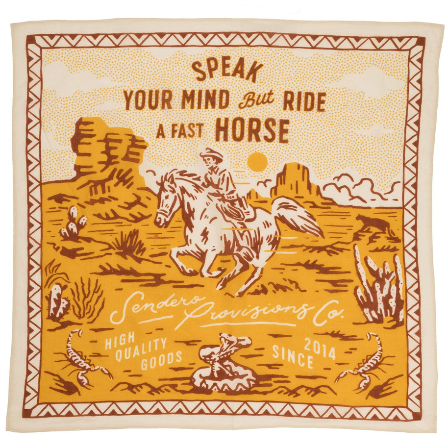 Sendero Fast Horse Bandana