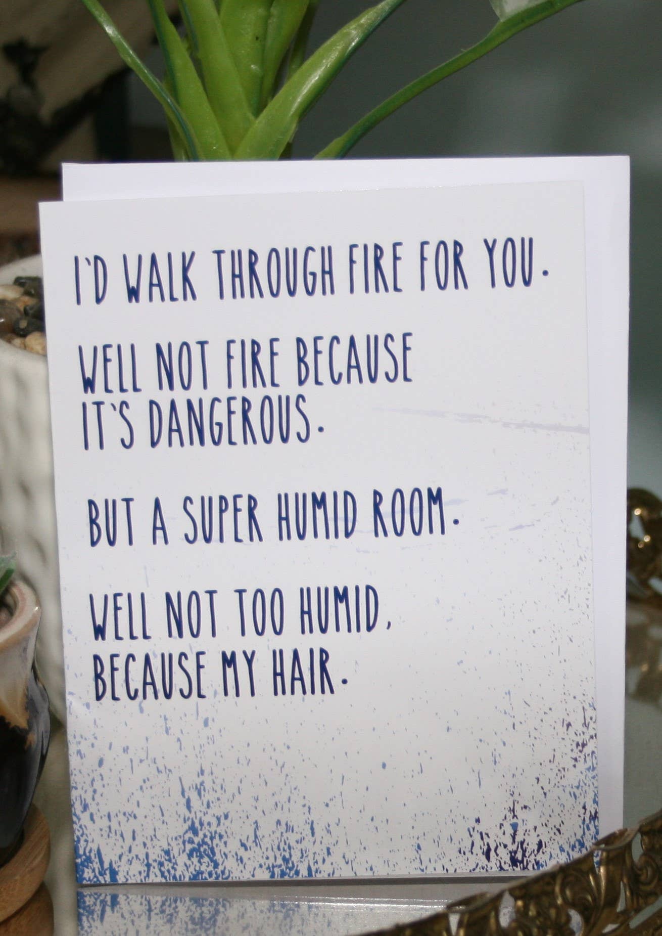 Crooked Halo - Humid Room Greeting Card