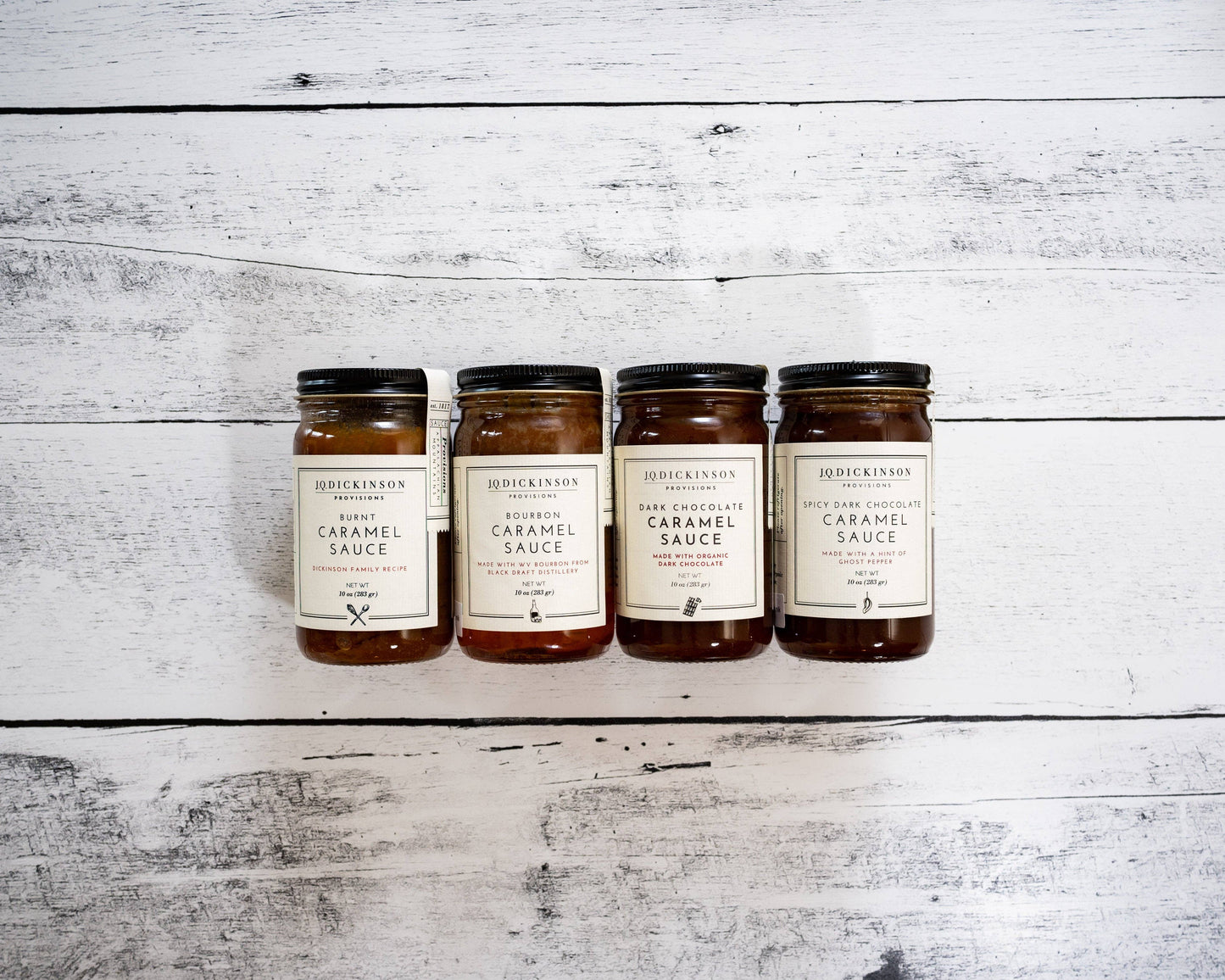 J.Q. Dickinson Appalachian Mercantile - Organic Caramel Sauces: Burnt Caramel Sauce