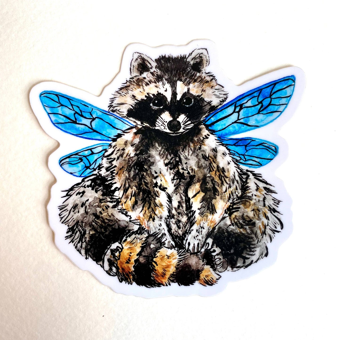 Aquabun - Raccoon Fairy Sticker