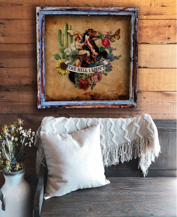 The Hell I Won't Artwork: 10"