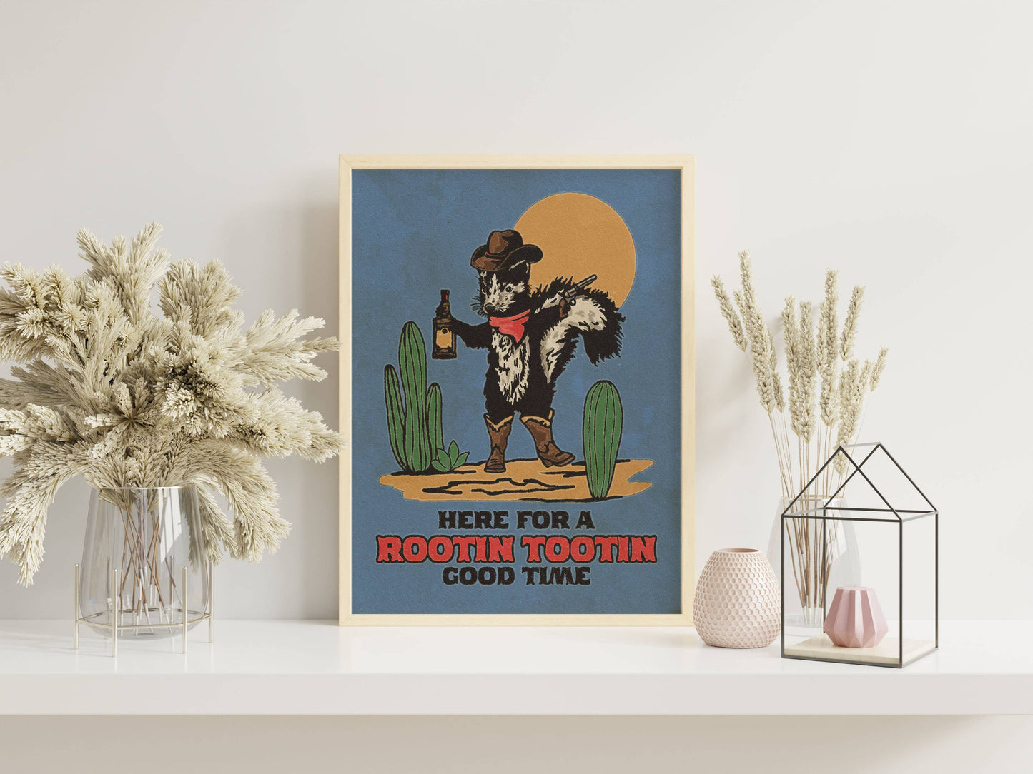 Cluster Funk Studio - Skunk Cowboy Poster