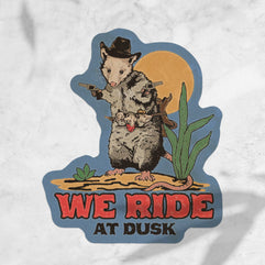 Possum Cowboy Sticker