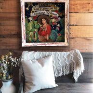 I Come from a Long Line of Terrifying Women Square Artwork