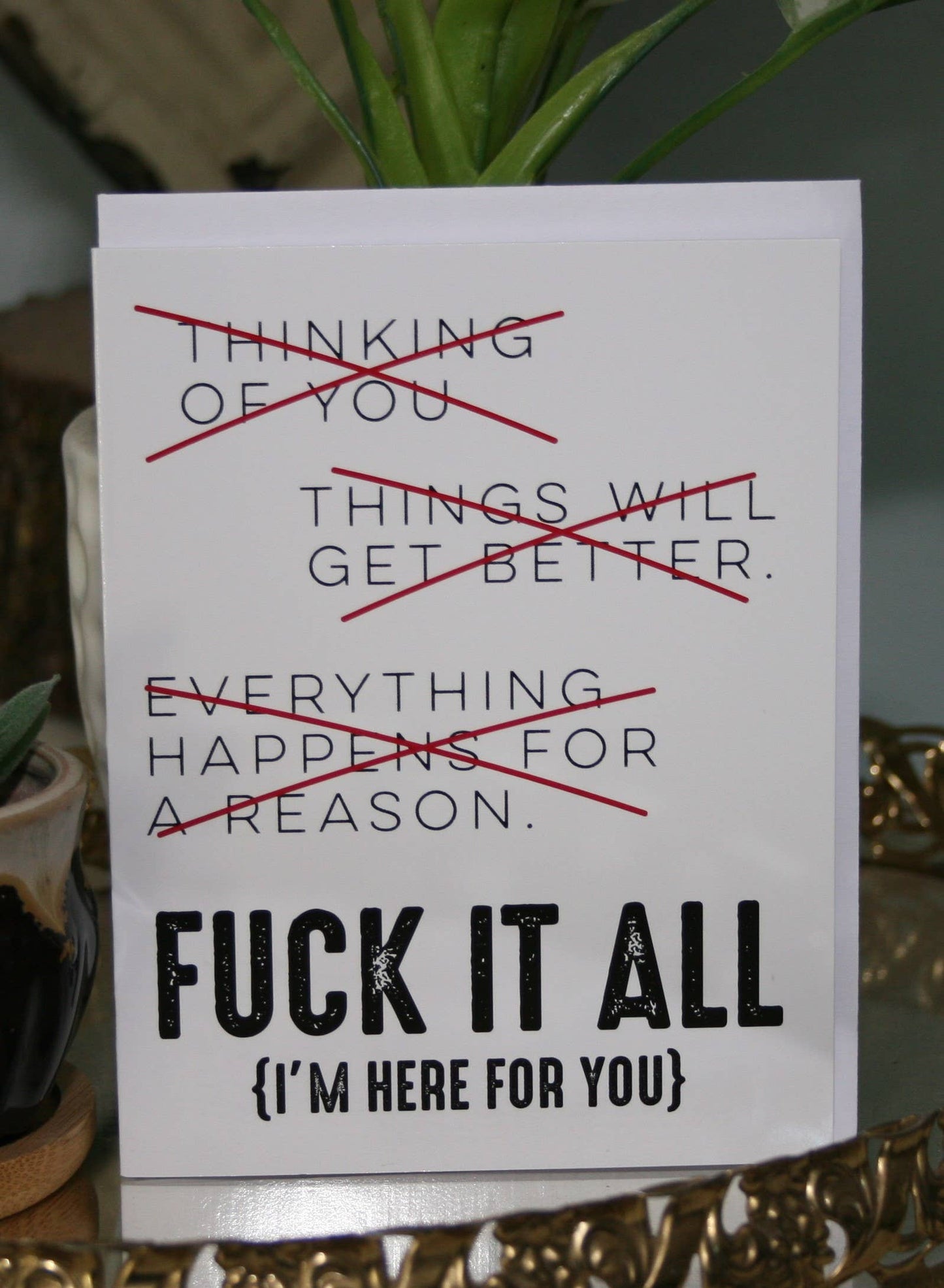 Fuck it All Greeting Card